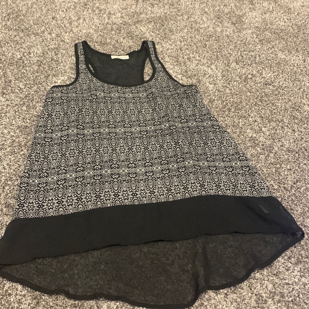 See-through light airy tank top